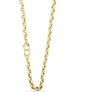 Oval Link Chain with Sister Hook Clasp