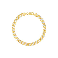 Two-Tone Men's Mariner Chain Bracelet