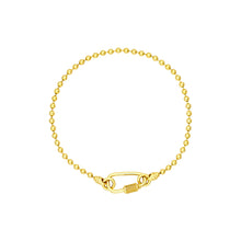 Load image into Gallery viewer, Men&#39;s Oval Twist Barrel Lock Bead Bracelet
