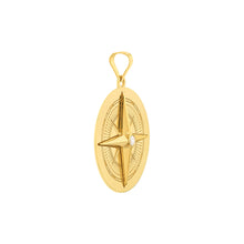 Load image into Gallery viewer, Diamond Compass Pendant