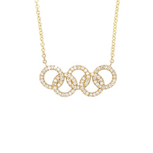 Load image into Gallery viewer, Olympic Rings Necklace