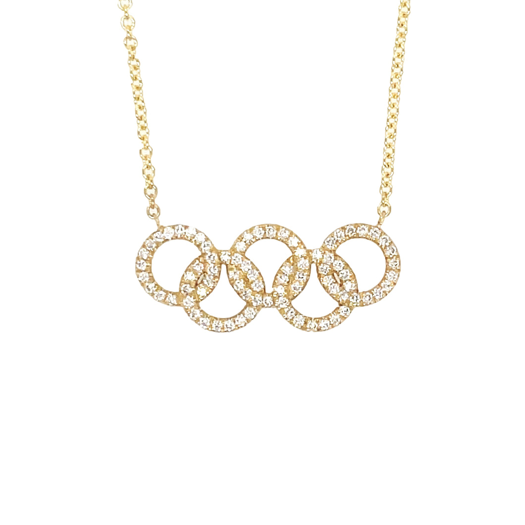 Olympic Rings Necklace