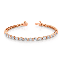 Load image into Gallery viewer, Oval Shape Straight Line Bracelet