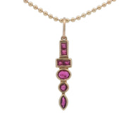 Multi-Shape Ruby Charm