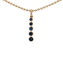 Load image into Gallery viewer, Sapphire Bezel Line Charm
