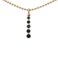 Sapphire Bezel Line Charm