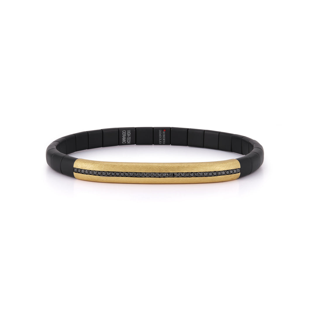 MANETTA MATTE BLACK CERAMIC BRACELET