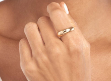 Load image into Gallery viewer, Wide Domed Band Ring