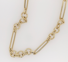 Load image into Gallery viewer, Mixed Link Chain Charm Necklace