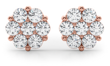 Load image into Gallery viewer, LG Cluster Diamond Studs