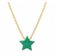 Tsavorite Star Necklace