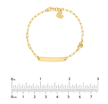 Load image into Gallery viewer, Kids Paperclip Bracelet with Heart