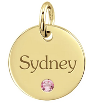 Load image into Gallery viewer, Name Mini Disk Charm
