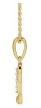 Load image into Gallery viewer, Diamond Initial Necklace