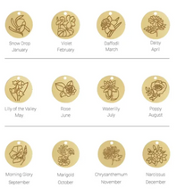 Load image into Gallery viewer, Birth Flower Charm
