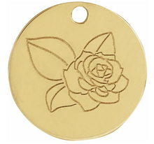 Load image into Gallery viewer, Birth Flower Charm