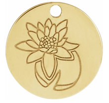 Load image into Gallery viewer, Birth Flower Charm