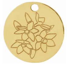 Load image into Gallery viewer, Birth Flower Charm