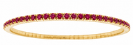 Stretch Ruby Tennis Bracelet