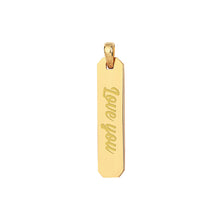Load image into Gallery viewer, Fancy Elongated Octagon Bar Pendant