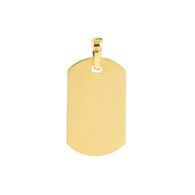 Load image into Gallery viewer, Fancy Black Enamel Dog Tag with Border Pendant
