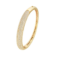 Load image into Gallery viewer, Diamond Pave Bangle (5-3/8tcw)