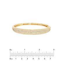 Load image into Gallery viewer, Diamond Pave Bangle (5-3/8tcw)