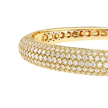 Load image into Gallery viewer, Diamond Pave Bangle (5-3/8tcw)