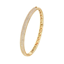 Load image into Gallery viewer, Diamond Pave Bangle (3tcw)