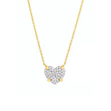 Load image into Gallery viewer, Diamond Pave Heart Necklace