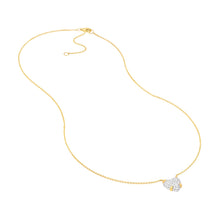 Load image into Gallery viewer, Diamond Pave Heart Necklace