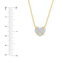 Load image into Gallery viewer, Diamond Pave Heart Necklace