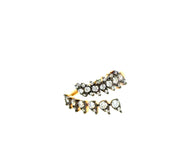Black Gold Marquise Style Wrap Ring