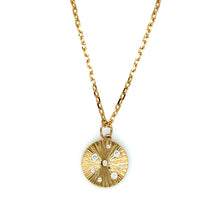 Load image into Gallery viewer, Fluted Diamond Disk Charm