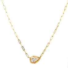 Load image into Gallery viewer, Pear Shape Solitaire Necklace