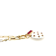 Load image into Gallery viewer, Ruby Bar Charm