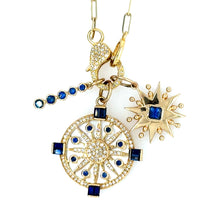 Load image into Gallery viewer, Sapphire Starburst Charm