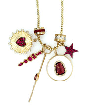 Load image into Gallery viewer, Tourmaline Diamond Charm
