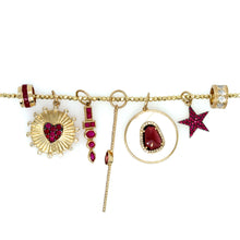 Load image into Gallery viewer, Tourmaline Diamond Charm