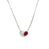 Pear Heart Shape Pendant