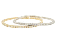 White Gold Stretch Diamond Bracelet