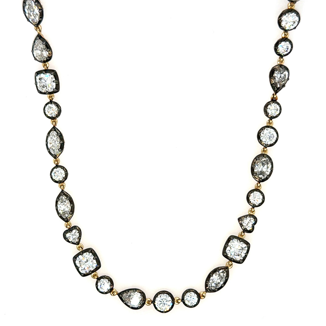 LG Mixed Shape Riviera Necklace