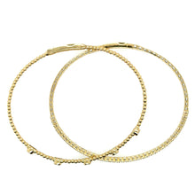 Load image into Gallery viewer, Round Bezel Beaded Flex Bangle