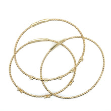 Load image into Gallery viewer, Thick Beaded Flex Bangle