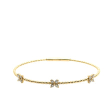 Load image into Gallery viewer, 3 Butterfly Beaded Flex bangle