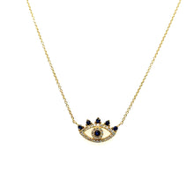 Load image into Gallery viewer, Pretty Lashes Evil Eye Necklace