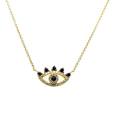 Load image into Gallery viewer, Pretty Lashes Evil Eye Necklace