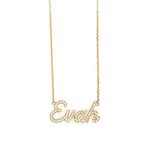 Load image into Gallery viewer, Diamond Name Necklace