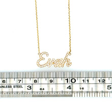 Load image into Gallery viewer, Diamond Name Necklace