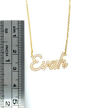 Load image into Gallery viewer, Diamond Name Necklace